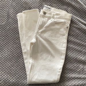 White Express skinny jeans